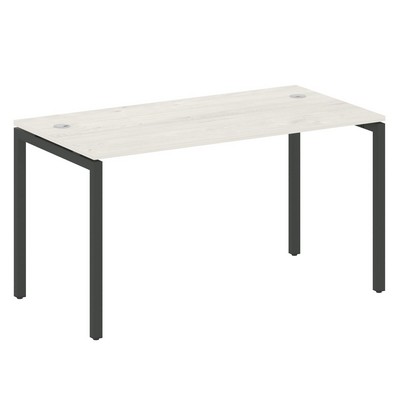 Metal System Quattro 4x4 40БП.СП-3 (Дуб наварра/Антрацит) Стол письменный на П-образном м/к