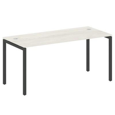 Metal System Quattro 4x4 40БП.СП-4 (Дуб наварра/Антрацит) Стол письменный на П-образном м/к