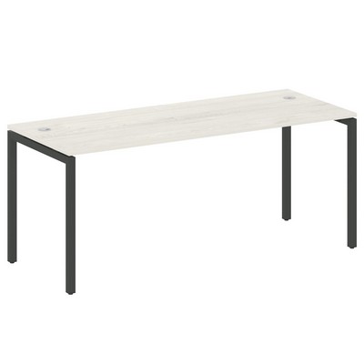 Metal System Quattro 4x4 40БП.СП-5 (Дуб наварра/Антрацит) Стол письменный на П-образном м/к