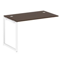 Metal System Quattro 4x4 40БО.ПРС-СП-1.2 (Дуб наварра/Белый) Проходной наборный элемент рабочей станции на О-образном м/к