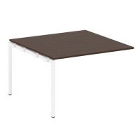 Metal System Quattro 4x4 40БП.ППРГ-2 (Дуб наварра/Белый) Проходной наборный элемент переговорного стола на П-образном м/к