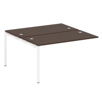 Metal System Quattro 4x4 40БП.ПРС-СП-2.3 (Дуб наварра/Белый) Проходной наборный элемент рабочей станции на П-образном м/к