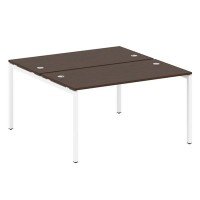 Metal System Quattro 4x4 40БП.РАС-СП-2.3 (Дуб наварра/Белый) Рабочая станция на П-образном м/к