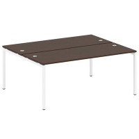 Metal System Quattro 4x4 40БП.РАС-СП-2.5 (Дуб наварра/Белый) Рабочая станция на П-образном м/к