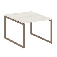 Metal System Quattro 4x4 40БО.ПРГ-1.1 (Дуб наварра/Мокко) Переговорный стол, 1 столешница на О-образном м/к