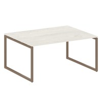 Metal System Quattro 4x4 40БО.ПРГ-1.4 (Дуб наварра/Мокко) Переговорный стол, 1 столешница на О-образном м/к