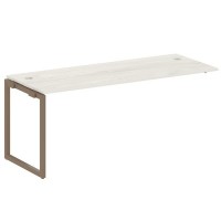 Metal System Quattro 4x4 40БО.ПРС-СП-1.5 (Дуб наварра/Мокко) Проходной наборный элемент рабочей станции на О-образном м/к