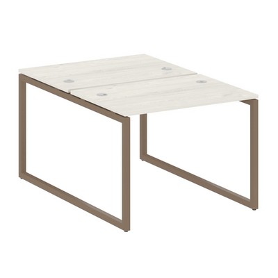 Metal System Quattro 4x4 40БО.РАС-СП-2.1 (Дуб наварра/Мокко) Рабочая станция на О-образном м/к