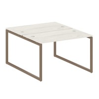 Metal System Quattro 4x4 40БО.РАС-СП-2.2 (Дуб наварра/Мокко) Рабочая станция на О-образном м/к