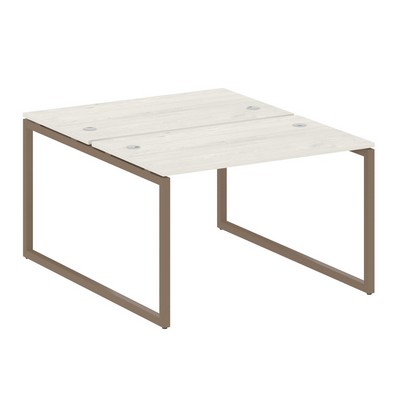 Metal System Quattro 4x4 40БО.РАС-СП-2.2 (Дуб наварра/Мокко) Рабочая станция на О-образном м/к