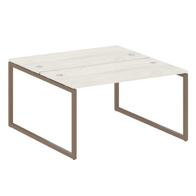 Metal System Quattro 4x4 40БО.РАС-СП-2.3 (Дуб наварра/Мокко) Рабочая станция на О-образном м/к