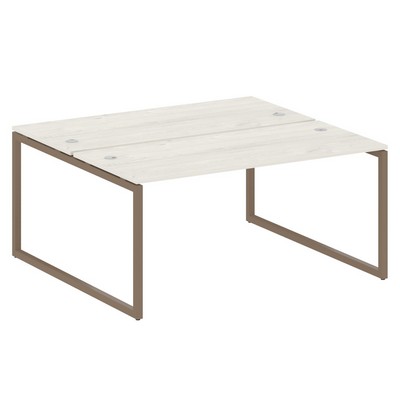 Metal System Quattro 4x4 40БО.РАС-СП-2.4 (Дуб наварра/Мокко) Рабочая станция на О-образном м/к