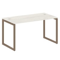 Metal System Quattro 4x4 40БО.СП-3 (Дуб наварра/Мокко) Стол письменный на О-образном м/к