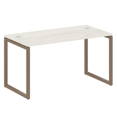 Metal System Quattro 4x4 40БО.СП-3 (Дуб наварра/Мокко) Стол письменный на О-образном м/к