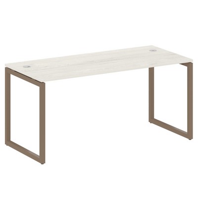 Metal System Quattro 4x4 40БО.СП-4 (Дуб наварра/Мокко) Стол письменный на О-образном м/к