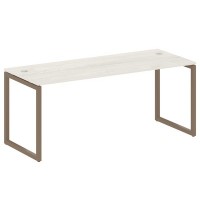 Metal System Quattro 4x4 40БО.СП-5 (Дуб наварра/Мокко) Стол письменный на О-образном м/к