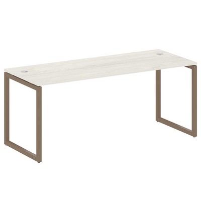 Metal System Quattro 4x4 40БО.СП-5 (Дуб наварра/Мокко) Стол письменный на О-образном м/к