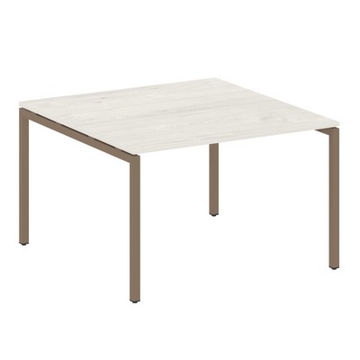 Metal System Quattro 4x4 40БП.ПРГ-1.2 (Дуб наварра/Мокко) Переговорный стол, 1 столешница на П-образном м/к