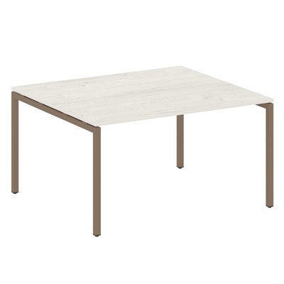 Metal System Quattro 4x4 40БП.ПРГ-1.3 (Дуб наварра/Мокко) Переговорный стол, 1 столешница на П-образном м/к