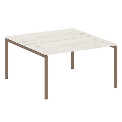 Metal System Quattro 4x4 40БП.РАС-СП-2.3 (Дуб наварра/Мокко) Рабочая станция на П-образном м/к