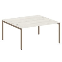 Metal System Quattro 4x4 40БП.РАС-СП-2.4 (Дуб наварра/Мокко) Рабочая станция на П-образном м/к