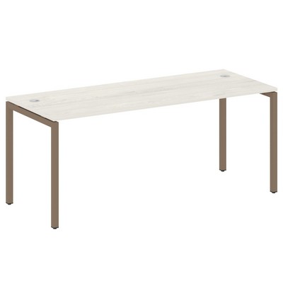 Metal System Quattro 4x4 40БП.СП-5 (Дуб наварра/Мокко) Стол письменный на П-образном м/к