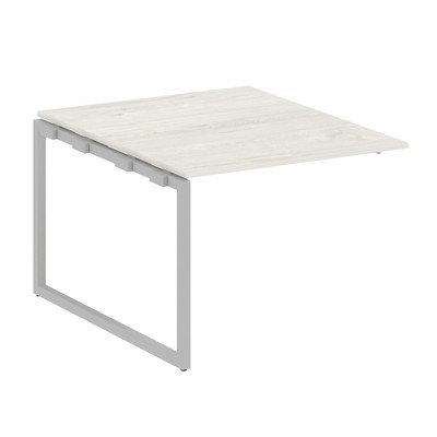 Metal System Quattro 4x4 40БО.ППРГ-1 (Дуб наварра/Серый) Проходной наборный элемент переговорного стола на О-образном м/к