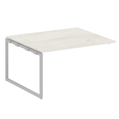 Метал Систем Куатро 4х4 40БО.ППРГ-3 (Дуб наварра/Серый) Проходной наборный элемент переговорного стола на О-образном м/к