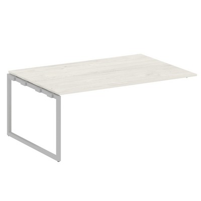 Metal System Quattro 4x4 40БО.ППРГ-5 (Дуб наварра/Серый) Проходной наборный элемент переговорного стола на О-образном м/к