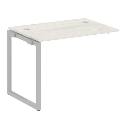 Metal System Quattro 4x4 40БО.ПРС-СП-1.1 (Дуб наварра/Серый) Проходной наборный элемент рабочей станции на О-образном м/к