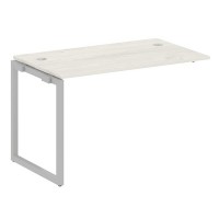 Metal System Quattro 4x4 40БО.ПРС-СП-1.2 (Дуб наварра/Серый) Проходной наборный элемент рабочей станции на О-образном м/к