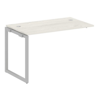 Metal System Quattro 4x4 40БО.ПРС-СП-1.2 (Дуб наварра/Серый) Проходной наборный элемент рабочей станции на О-образном м/к