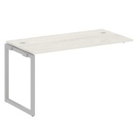 Metal System Quattro 4x4 40БО.ПРС-СП-1.3 (Дуб наварра/Серый) Проходной наборный элемент рабочей станции на О-образном м/к