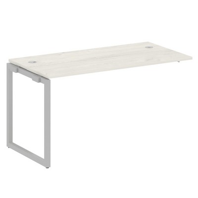 Metal System Quattro 4x4 40БО.ПРС-СП-1.3 (Дуб наварра/Серый) Проходной наборный элемент рабочей станции на О-образном м/к