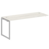 Metal System Quattro 4x4 40БО.ПРС-СП-1.5 (Дуб наварра/Серый) Проходной наборный элемент рабочей станции на О-образном м/к