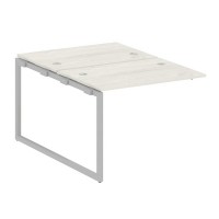 Metal System Quattro 4x4 40БО.ПРС-СП-2.1 (Дуб наварра/Серый) Проходной наборный элемент рабочей станции на О-образном м/к