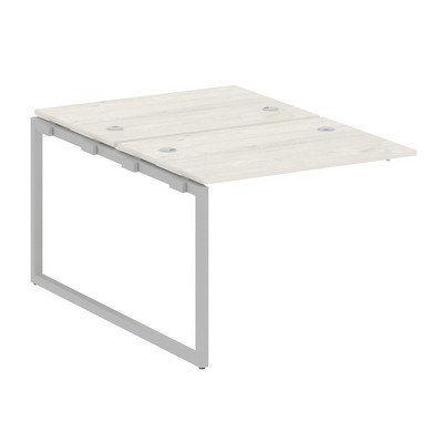 Metal System Quattro 4x4 40БО.ПРС-СП-2.1 (Дуб наварра/Серый) Проходной наборный элемент рабочей станции на О-образном м/к