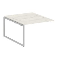 Metal System Quattro 4x4 40БО.ПРС-СП-2.2 (Дуб наварра/Серый) Проходной наборный элемент рабочей станции на О-образном м/к