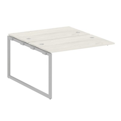 Metal System Quattro 4x4 40БО.ПРС-СП-2.2 (Дуб наварра/Серый) Проходной наборный элемент рабочей станции на О-образном м/к