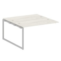 Metal System Quattro 4x4 40БО.ПРС-СП-2.3 (Дуб наварра/Серый) Проходной наборный элемент рабочей станции на О-образном м/к