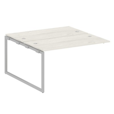 Metal System Quattro 4x4 40БО.ПРС-СП-2.3 (Дуб наварра/Серый) Проходной наборный элемент рабочей станции на О-образном м/к