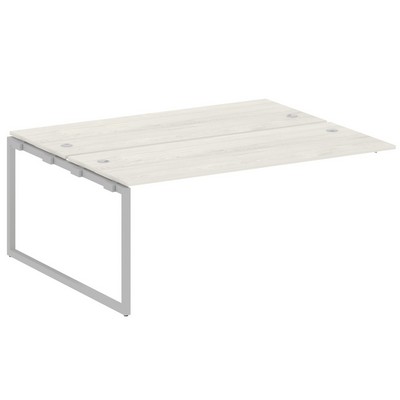 Metal System Quattro 4x4 40БО.ПРС-СП-2.5 (Дуб наварра/Серый) Проходной наборный элемент рабочей станции на О-образном м/к