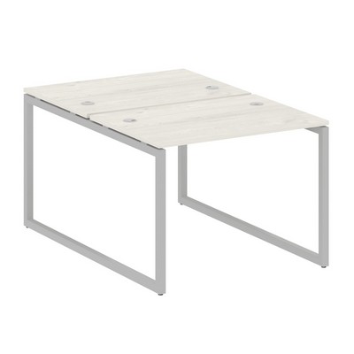 Metal System Quattro 4x4 40БО.РАС-СП-2.1 (Дуб наварра/Серый) Рабочая станция на О-образном м/к