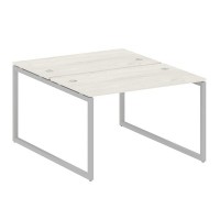 Metal System Quattro 4x4 40БО.РАС-СП-2.2 (Дуб наварра/Серый) Рабочая станция на О-образном м/к