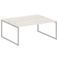 Metal System Quattro 4x4 40БО.РАС-СП-2.5 (Дуб наварра/Серый) Рабочая станция на О-образном м/к