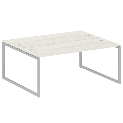 Metal System Quattro 4x4 40БО.РАС-СП-2.5 (Дуб наварра/Серый) Рабочая станция на О-образном м/к