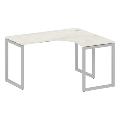 Metal System Quattro 4x4 40БО.СА-3 Пр (Дуб наварра/Серый) Стол криволинейный правый на О-образном м/к