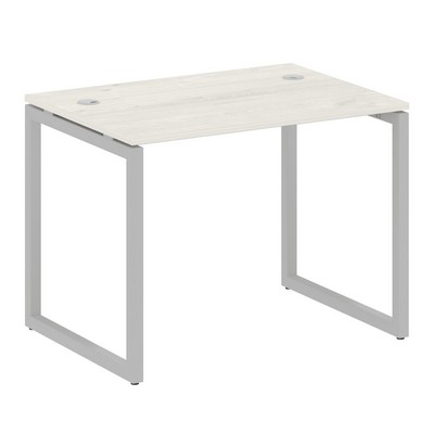 Metal System Quattro 4x4 40БО.СП-1 (Дуб наварра/Серый) Стол письменный на О-образном м/к