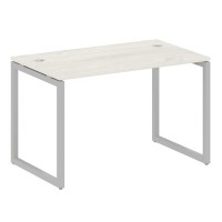 Metal System Quattro 4x4 40БО.СП-2 (Дуб наварра/Серый) Стол письменный на О-образном м/к