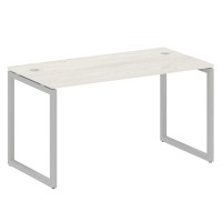 Metal System Quattro 4x4 40БО.СП-3 (Дуб наварра/Серый) Стол письменный на О-образном м/к